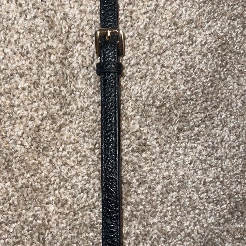 Michael Kors Double Pouch Crossbody Med/Large Black Pebbled Leather Excellent! - Picture 6 of 14